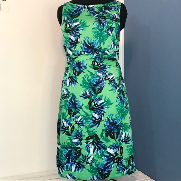 Green floral dress size 14 Banana Republic - Picture 8 of 10